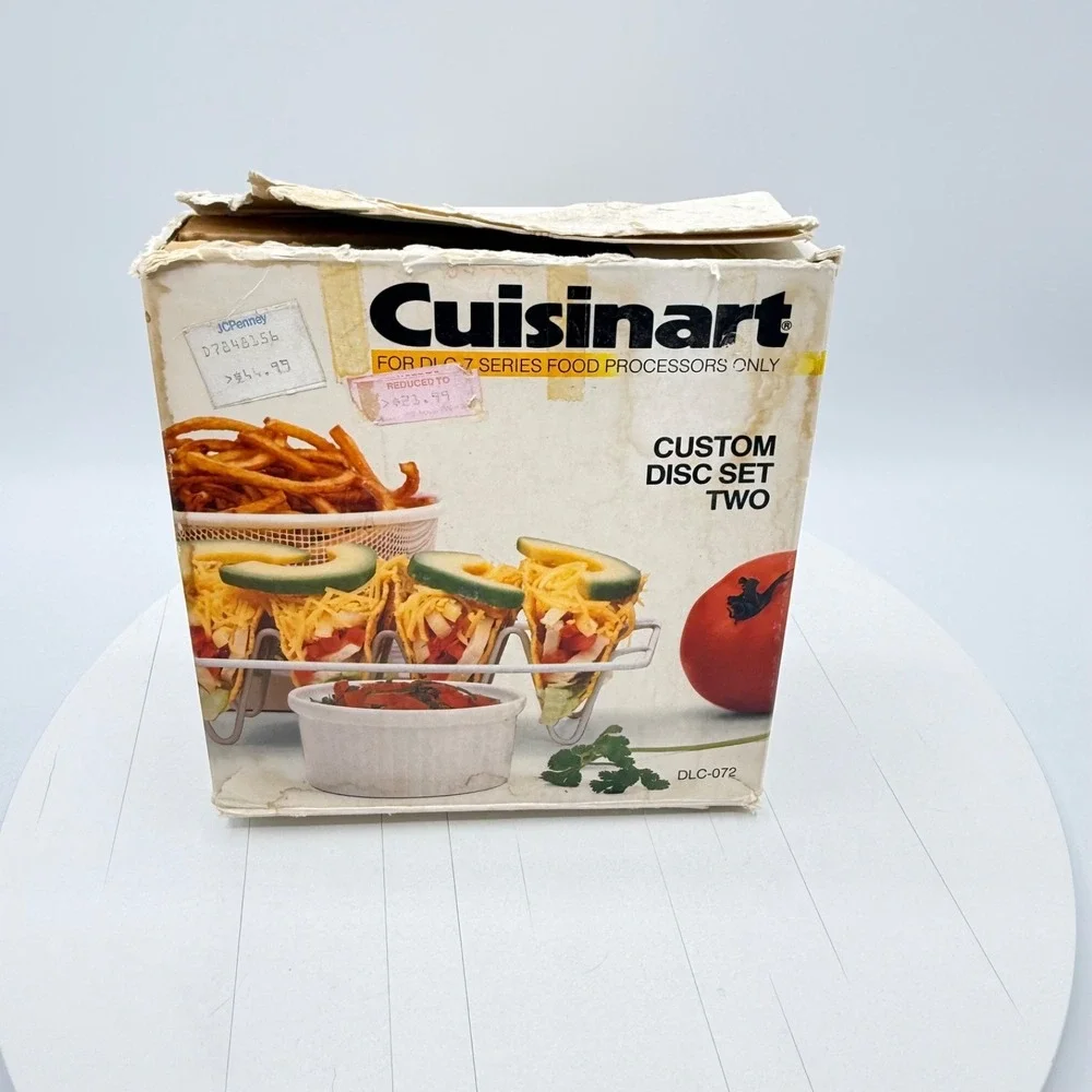 CUISINART CUSTOM DISC SET TWO DLC-7 SERIES DLC-072 Fine Shred Thick‎ Chop French